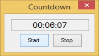 C Tutorial - How to make a Countdown Timer C NET FoxLearn