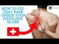 Under The Shoulder Blade Pain How To Fix It Rib Pain Issues