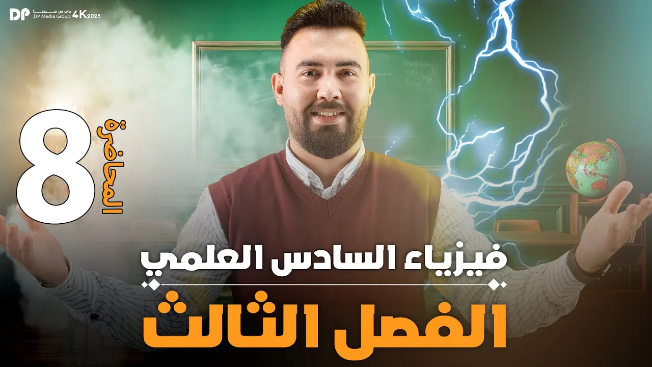 فيزياء السادس علمي | الفصل الثالث | منحني القدرة في المتسعة الصرف - محاضرة 8