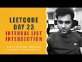 Leet Code Challenge May - Day 23 Interval List Intersection JavaScript English