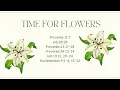 Time For Flowers - 9 AM Modern service