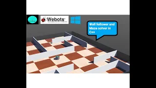 Wall Follower and Maze solver in webots Wall following controller code in C