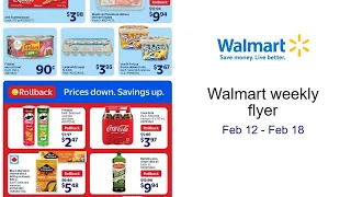 Walmart weekly flyer Feb 12 - Feb 18
