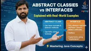 Abstract Classes vs Interfaces in Java Ultimate Explanation with Real-Life Examples