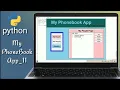 Python project GUI MyPhoneBook app - 11