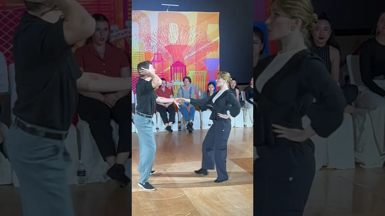West Coast Swing Improvisation Part 1 #semionmaria #westcoastswing #modernswing #improvisation