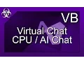 Command Prompt Virtual CPU Chat in Visual Basic using Visual Studio Tutorial