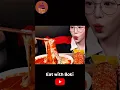 Mukbang Satisfying Big Bites “Spicy cheese tteokbokki” ©️Eat with Boki