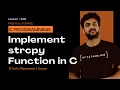 Program to Implement strcpy Function in C C Programming Lesson 129
