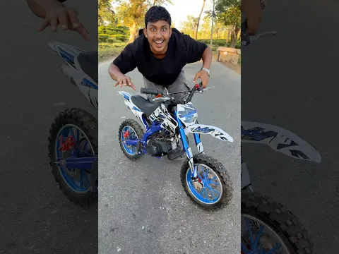 My new mini dirt bike 55cc Unboxing