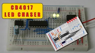 led chaser with cd4017