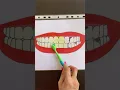 Fun and easy Teeth cleaning activity idea for kids