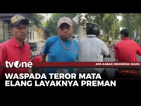 Segerombolan Mata Elang Intimidasi Korban di Tengah Jalan