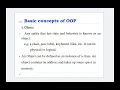 Object Oriented Programming - Chapter one 2025