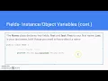 Basics of Java Part 2 Parts of the Class