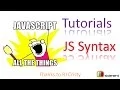 9 JavaScript Identifiers Statements Comments
