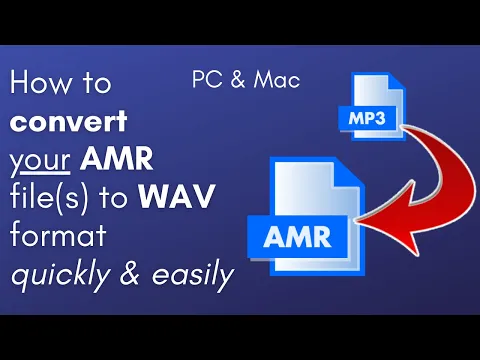 Download MP3 How to convert your MP3 file(s) to AMR format for free. Quick \u0026 Easy! (PC \u0026 Mac users)