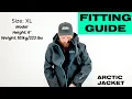 ARCTIC SPRAY JACKET FITTING GUIDE JET TECH