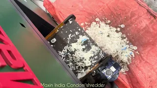 Condom Shredder Condom Waste Shredder Twin Shaft Condom Waste Shredder