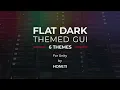 Flat Dark Themed GUI UI Kit - over 600 PNG