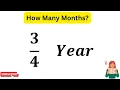 How Many Months is of A Year