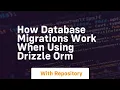 how database migrations work when using drizzle orm
