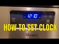 How to Set Time on Whirlpool Oven Change the Clock in 1 Minute