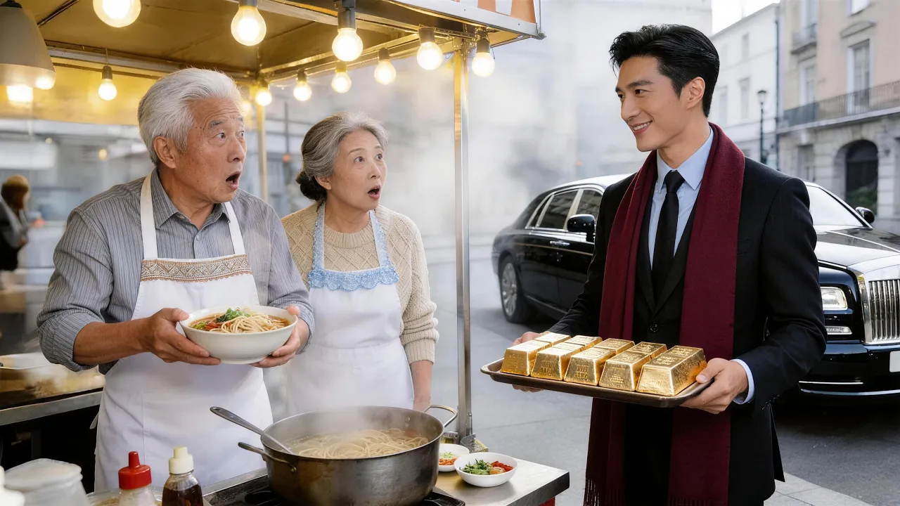 Poor couple gives soup and 20 years later he returns a millionaire causing chaos! poster