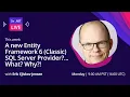On NET Live - A new Entity Framework 6 Classic SQL Server Provider What Why