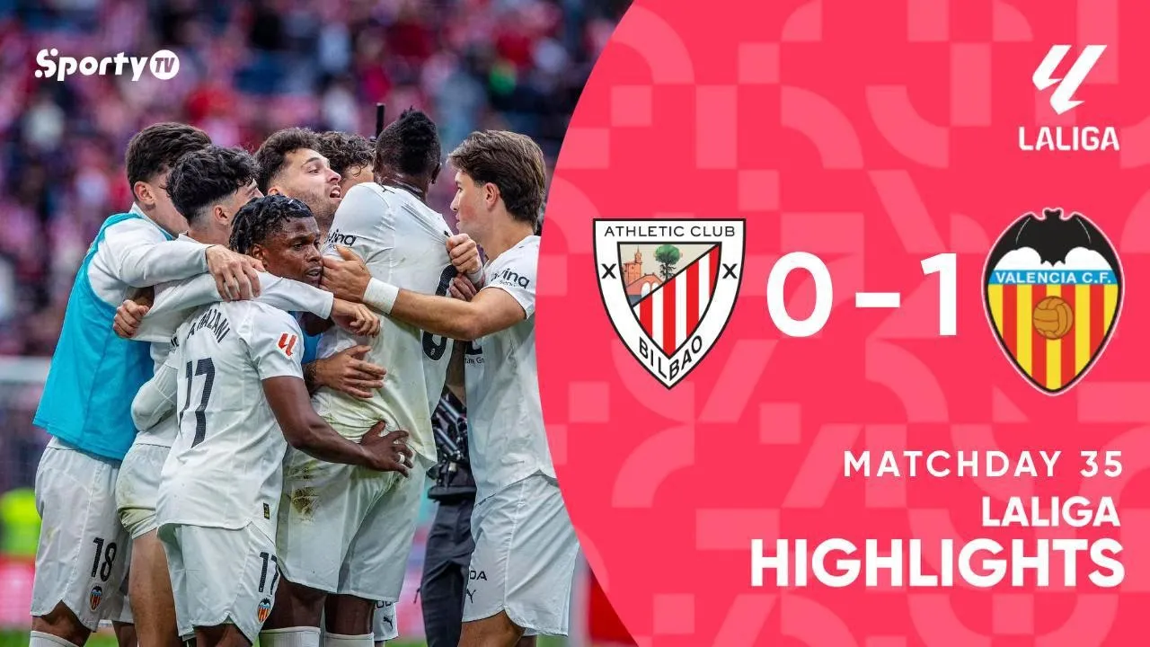 Athletic Club vs Valencia (0-1) | 25/26 | LaLiga - Game Highlights | SportyTV
