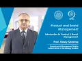 Lecture 01 Introduction to Product Brand Management