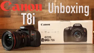 Canon Rebel T8i 850D Unboxing First Look 