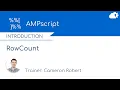 AMPscript RowCount Function in Salesforce Marketing Cloud