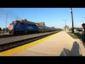 Day at Geneva Metra station Emd f40ph Galore 26