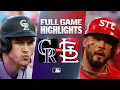 ROCKIES vs CARDINALS Full Game Highlights August 7 2026 MLB Season