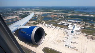 Delta 767-400ER N838MH takeoff from Orlando