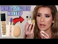 FULL FACE using TINY MAKEUP WORLDS SMALLEST PRODUCTS