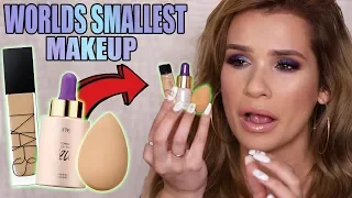 Download FULL FACE using TINY MAKEUP! | WORLDS SMALLEST PRODUCTS! MP3
