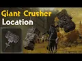 Elden ring Giant Crusher Location - Big Hammer