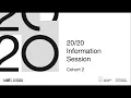 Download Lagu 20/20 Information Session - Cohort 2