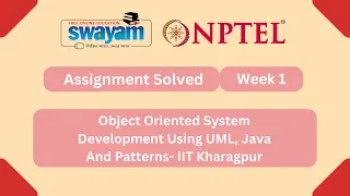 Object Oriented System Development Using UML Java And Patterns Week 1