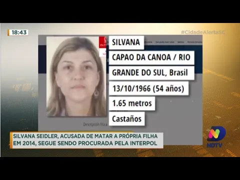 Acusada de matar a própria filha segue sendo procurada pela Interpol