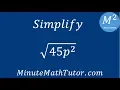 Simplify 45p 2
