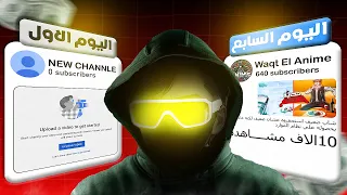 عملت قناة ملخص انمي بالذكاء الاصطناعي لمدة 7 ايام النتيجة فاجأتني 