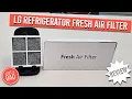 LG Refrigerator LT120F Fresh Air Filter Review How to Replace