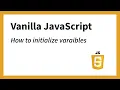 Initialization Example 1 JavaScript Monika Szucs BCIT