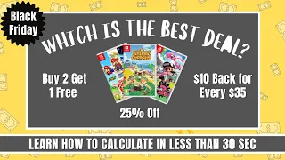 Can You Figure Out the BEST BLACK FRIDAY DEAL Discount Calculation Math Problem