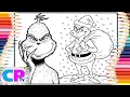 The Grinch Turns into Santa Grinch by Colors