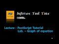 SWTT PostScript Lab - Quadratic equation graph