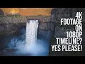 Why You Should be Editing 4k Footage on a 1080p Timeline Premiere Pro Beginner Tutorial